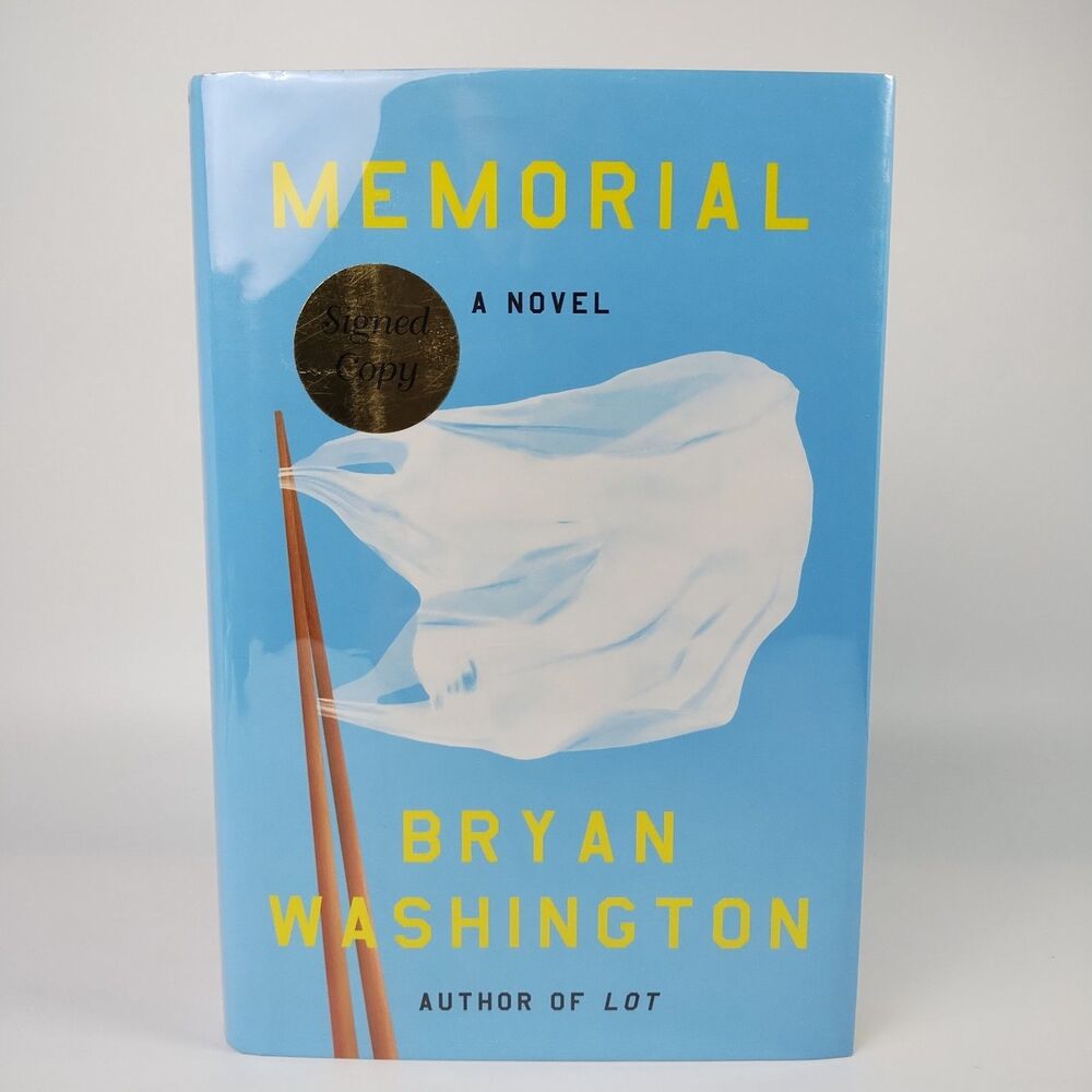 SIGNED Memorial : A Novel by Bryan Washington (HCDJ, 2020) 1st Ed, 1st Print